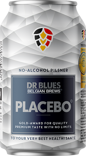 Dr Blues Placebo, no-alcohol pilsner
